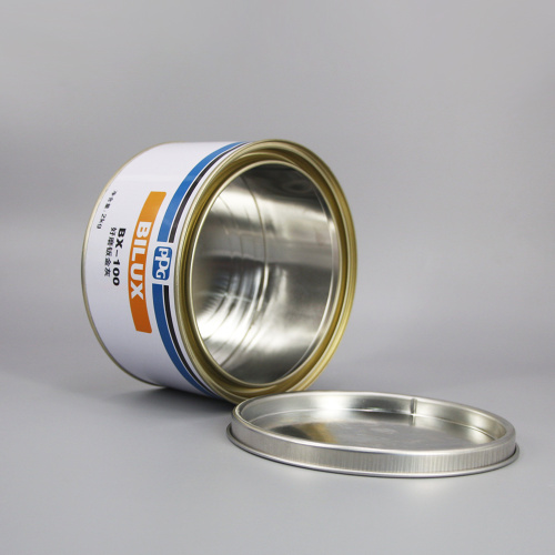 Wholesale 2KG Metal Tin Can With Open Lid