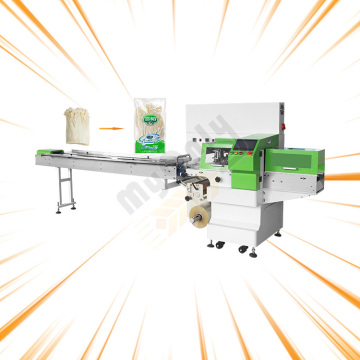 Pillow Flow Bar Grape Vegetable Leaf Cracker Roll Wrapping Mini Machine for Horizontal Bag Packaging