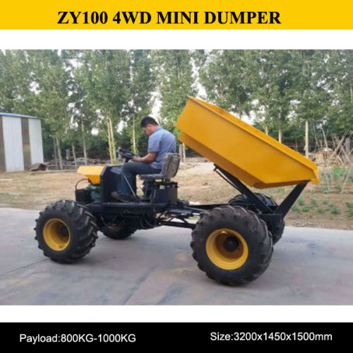 Manufacture of 1Ton ZY100 mini dumper