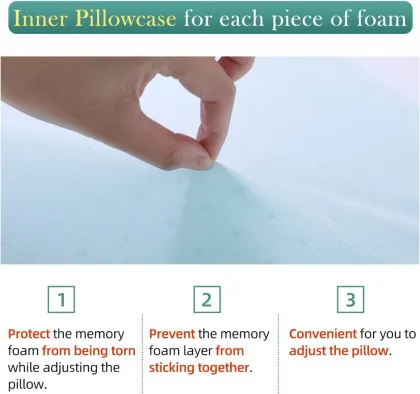 Adjustable Memory Foam Pillow
