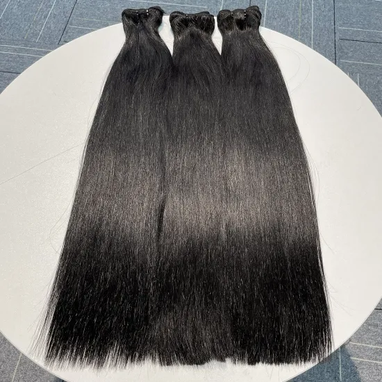 Unprocessed 15A 14A 12A Grade Virgin Hair Double Drawn Silk Frontal 100% Virgin Cuticle Aligned Human Hair India