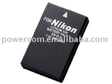 For camera ENEL9/EN-EL9 work for camera machine model: Nikon DSLR-D40 ,D-40X ,D60