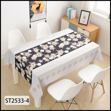 PU Leather Texture Tablecloth transfer printing