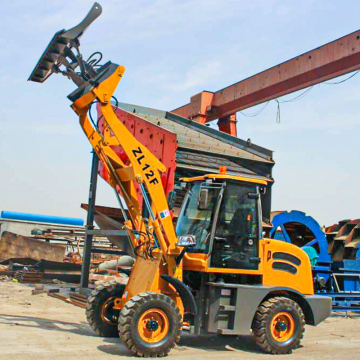CE Approved 1.2 Ton Compact Mini Wheel Loader 4WD Articulated Shovel Front End Loader for Construction and Earth Moving
