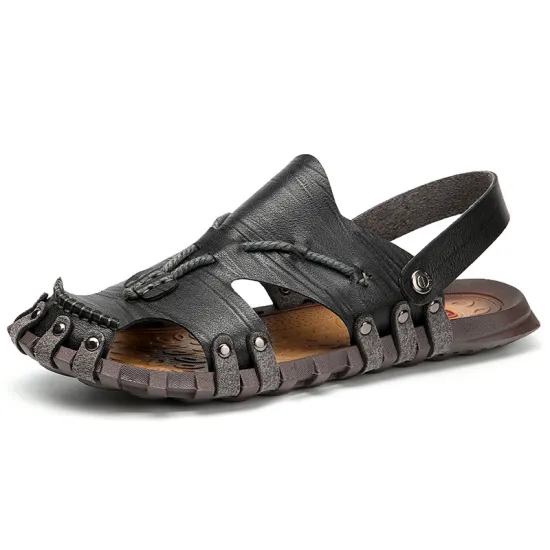 Summer Men's Outdoor Beach Sandals: Lightweight, Non-Slip, and Breathable