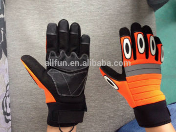 Heavy duty impact protection mechanical gloves