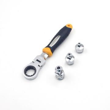 3in1 Ratchet Wrench Set Adjustable Sleeve Adapter