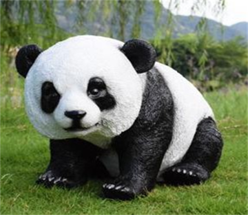 Realistische Panda I Lichter