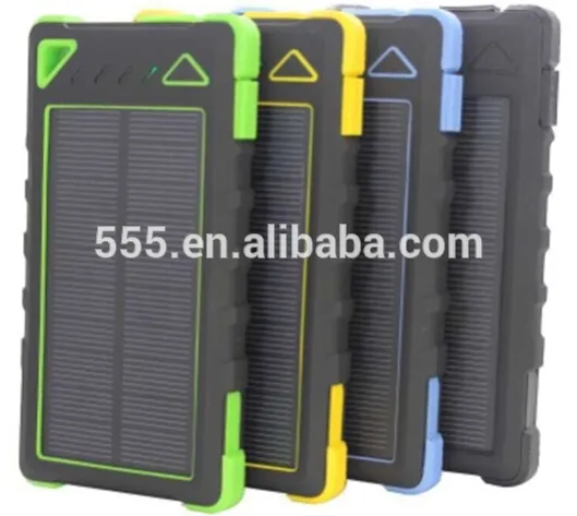 Super capacitor solar power bank charger 5000mah 10000mah