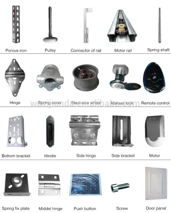 Modern house security automatic garage door