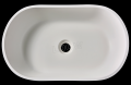 Lavabo sospeso WB0017-bianco opaco-540x338x118mm-superficie solida