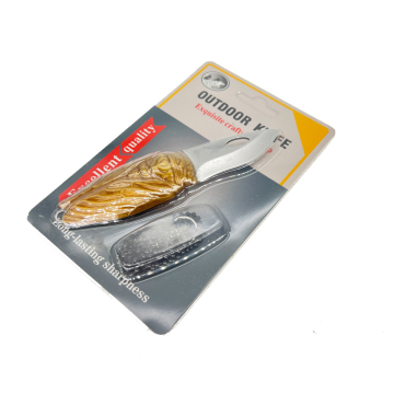 Portable Multifunctional Cicada Knife: Stainless Steel Blade for Outdoor Survival