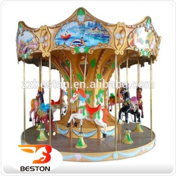 Hot sale carousel horse/indoor merry go round ride price