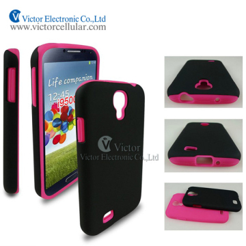 Korea fashion design hot new retail products China suppliers PC silicone combo case for Samsung Galaxy S4 i9500