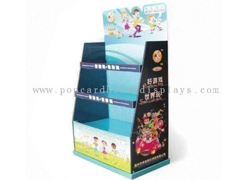 Corrugated Cardboard Display Pop Floor Displays For Toys Entd044