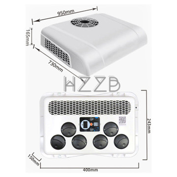 Hot Sell 12V Truck Sleeper Air Conditioner - Rear Mounted Split Truck Parking AC