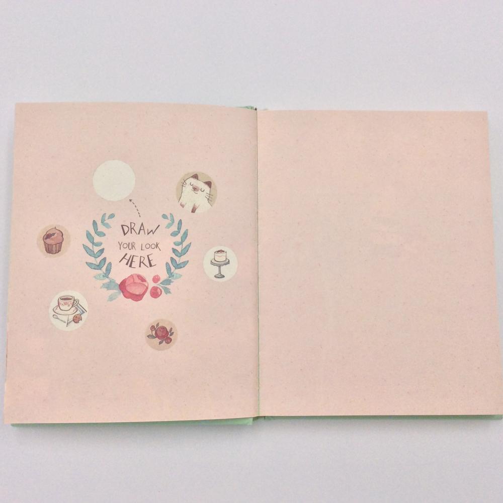 Paper lovely cat student notebook