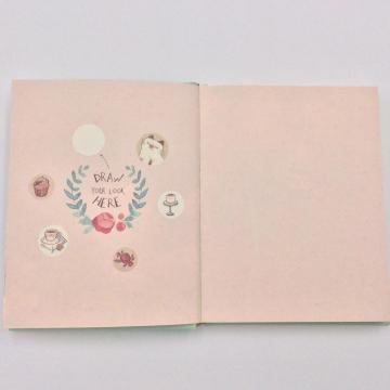 Paper lovely cat student notebook