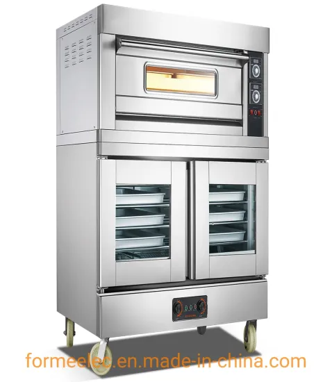 Electric Layered Oven 1-Deck 2-Trays Electric Deck Oven Fermentation Room Proofer All in One