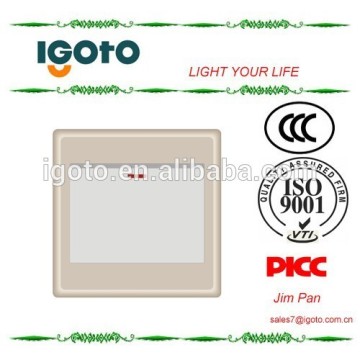 Alloy frame British standard BS 1gang DP air conditioner and water heater 20A wall switch