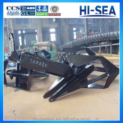 Steel Plate Welded Marine HHP Delta Anchor