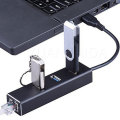 USB 3.0 Aluminium Hub mit Gigabit Ethernet