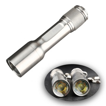 edc triple A Battery glare LED Flashlight keychain
