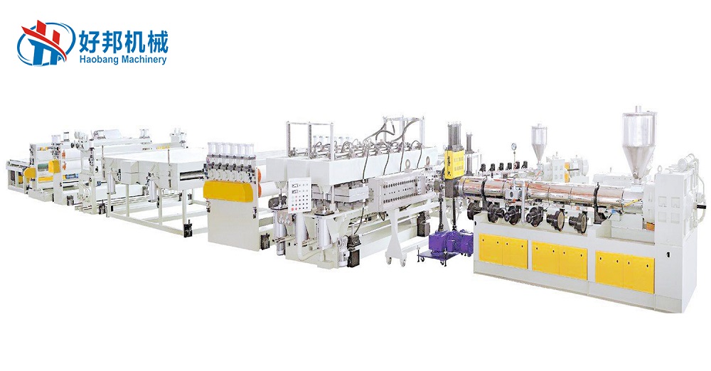 PP Twin Wall Polypropylene Sheet Production Line