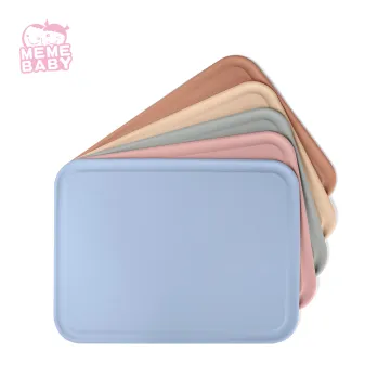 Non Slip Waterproof Silicone Placemat BPA Free Baby Feeding Dinnerware Suction Placemat