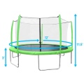 12ft Safety Indoor Jumping Trampoline 12ft Indoor Outdoor Cheap Child Jumping Trampoline Factory