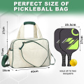 Quilted Puffer Nylon Pickleball Bag