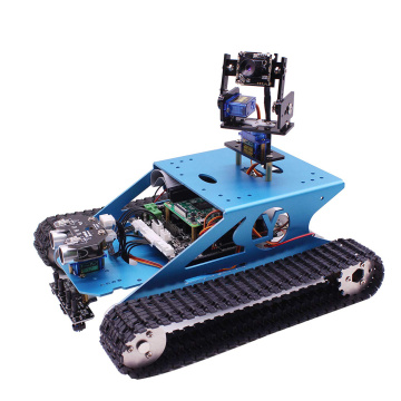 Raspberry Pi Tank Smart Robotic Kit WiFi Wireless Video Programming Electronic Toy DIY Robot Kit For Kids Adults Compatible RPI
