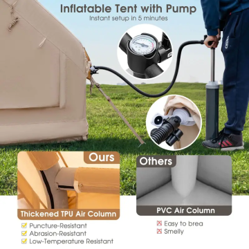 Inflatable Tent for 4 to 8 People – Air Setup Tent