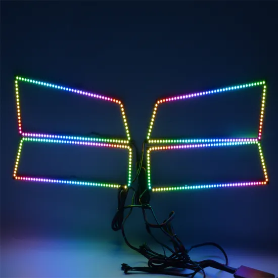 Factory Price: 2003-2006 Chevrolet Silverado Headlights with Flow Halos Kits - LED Multi-Color Light Upgrades