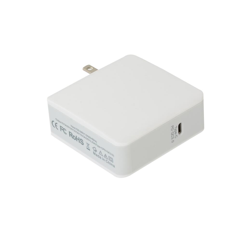 65W One-Port USB-C 3.0 Type-c PD Wall Charger