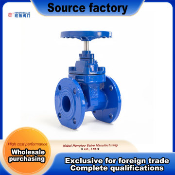 Soft Sealed Flange Gate Valve Non Rising Stem