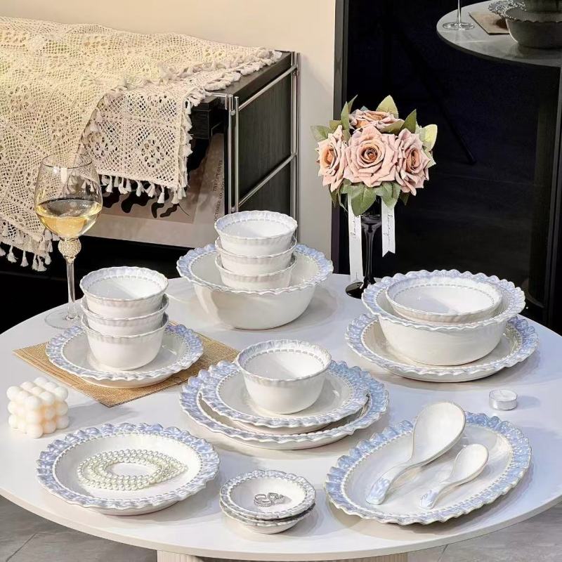 Elegant White High-End Dinnerware for Every Occasion