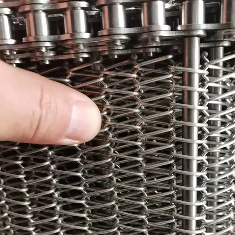 High Temperature Stainless Steel Chain Wire Mesh Conveyor Belt