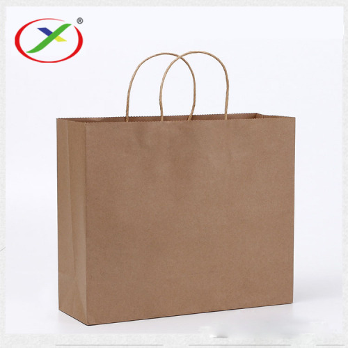 kraft paper bag with round rope