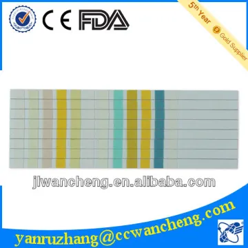 Semi-finished uncut urine strips