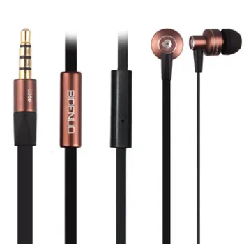 Noise-cancelling 3.5mm Plug Earphones with 20Hz to 20kHz Frequency Response Range