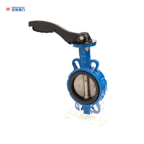 Válvula borboleta wafer de aço inoxidável 304