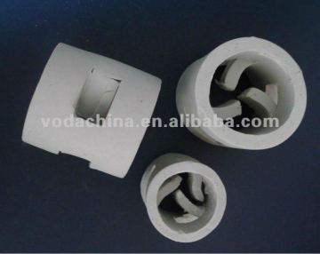 Alumina ceramic pall ring, size: 16mm, 25mm, 38mm, 50mm, 76mm, etc