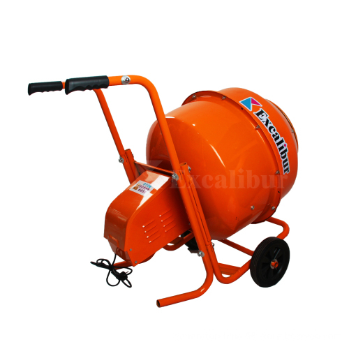 Excalibur Portable Barrow Construction Concrete Mixer with Electric Motor (100L-180L)