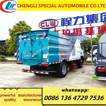 Professional Municipal Machinery 4x2 Runway Street Cleaning Truck - Vacuum Road Sweeper