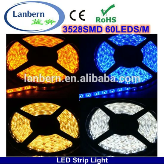 Hot sale 2014 Alibaba Express PU Glue 24v 12 volt 60LEDS/M IP65 3528 red white and blue rope lights CE&ROHS 2years warranty