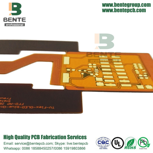 Flex board FR-4 stiffener ENIG High-precision 2 Layers