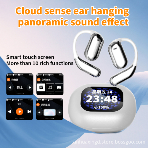 True Wireless Sport Headphones with Power Bank, BT 5.3, Type-C, Waterproof, and Air Conduction
