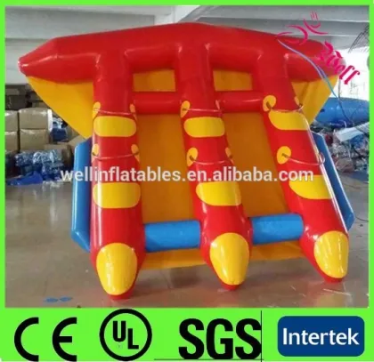 inflatable flying fish towable / inflatable flying fish price / flying fish tube