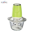 Rubberized feet Mini Food Chopper With Glass Bowl